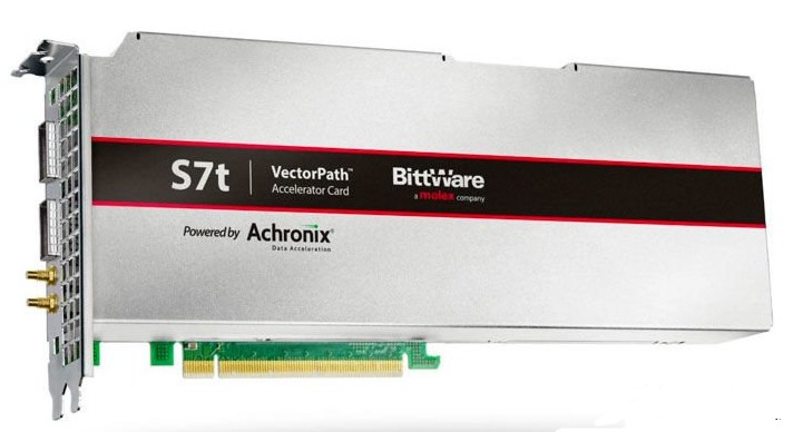 <b>Achronix和Molex推出VectorPath S7T-VG6加速卡</b>
